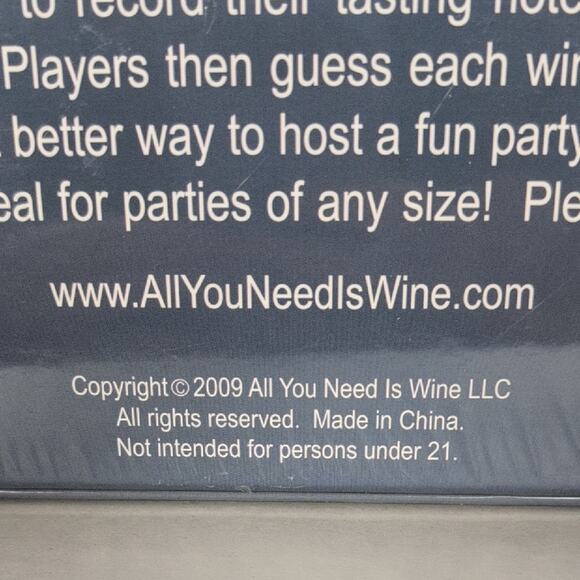 NIB All You Need Is Wine Party Game - Picture 7 of 7